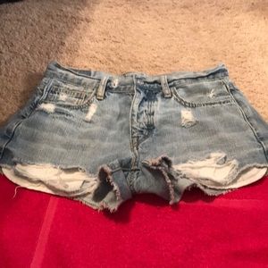 American Eagle short size2 high rise vintage bottom fly